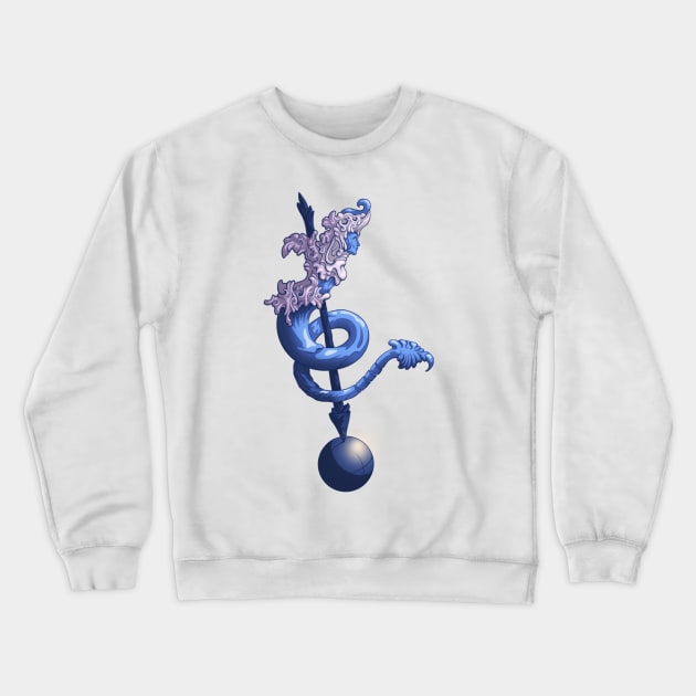 Naga, mermaid Crewneck Sweatshirt by Hedgeh0g